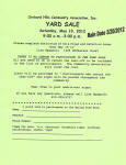 2012 Yard Sale